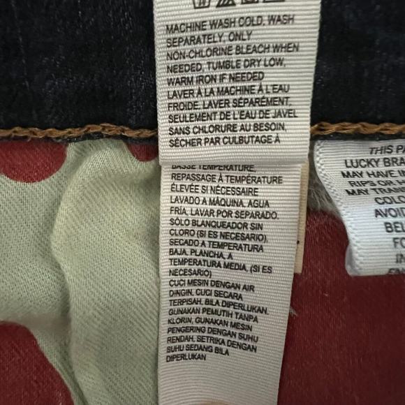 LUCKY BRAND Sweet n Straight Mid-Rise Dark Wash Jeans Womens Size 6 - Picture 9 of 12